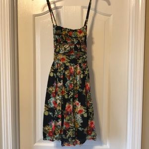 Floral spaghetti strap sundress